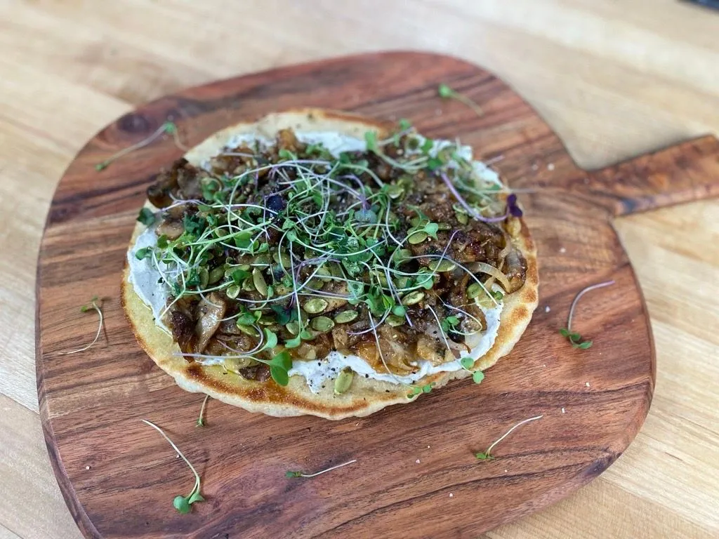 Smoked Mushroom Flatbread